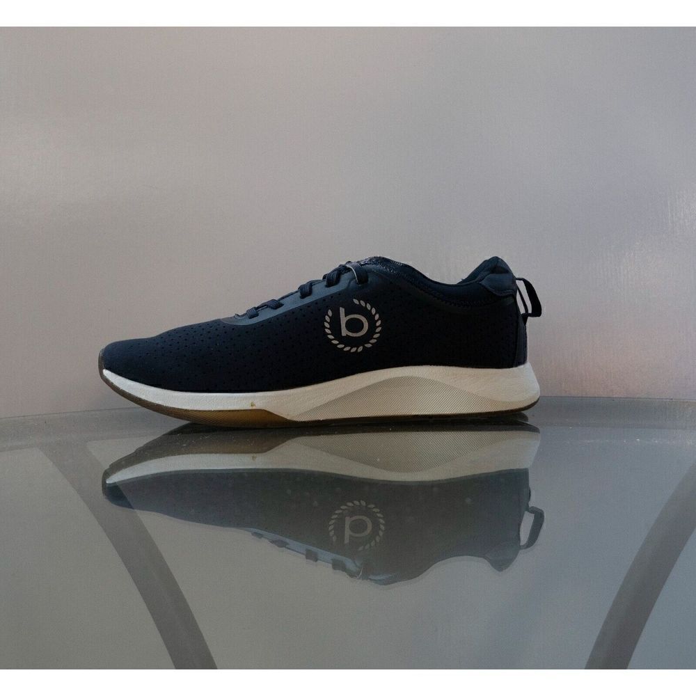 Bugatti Men's Sneaker Dark Blue Navy Perforated Size 42 (9us) - Picture 4 of 8